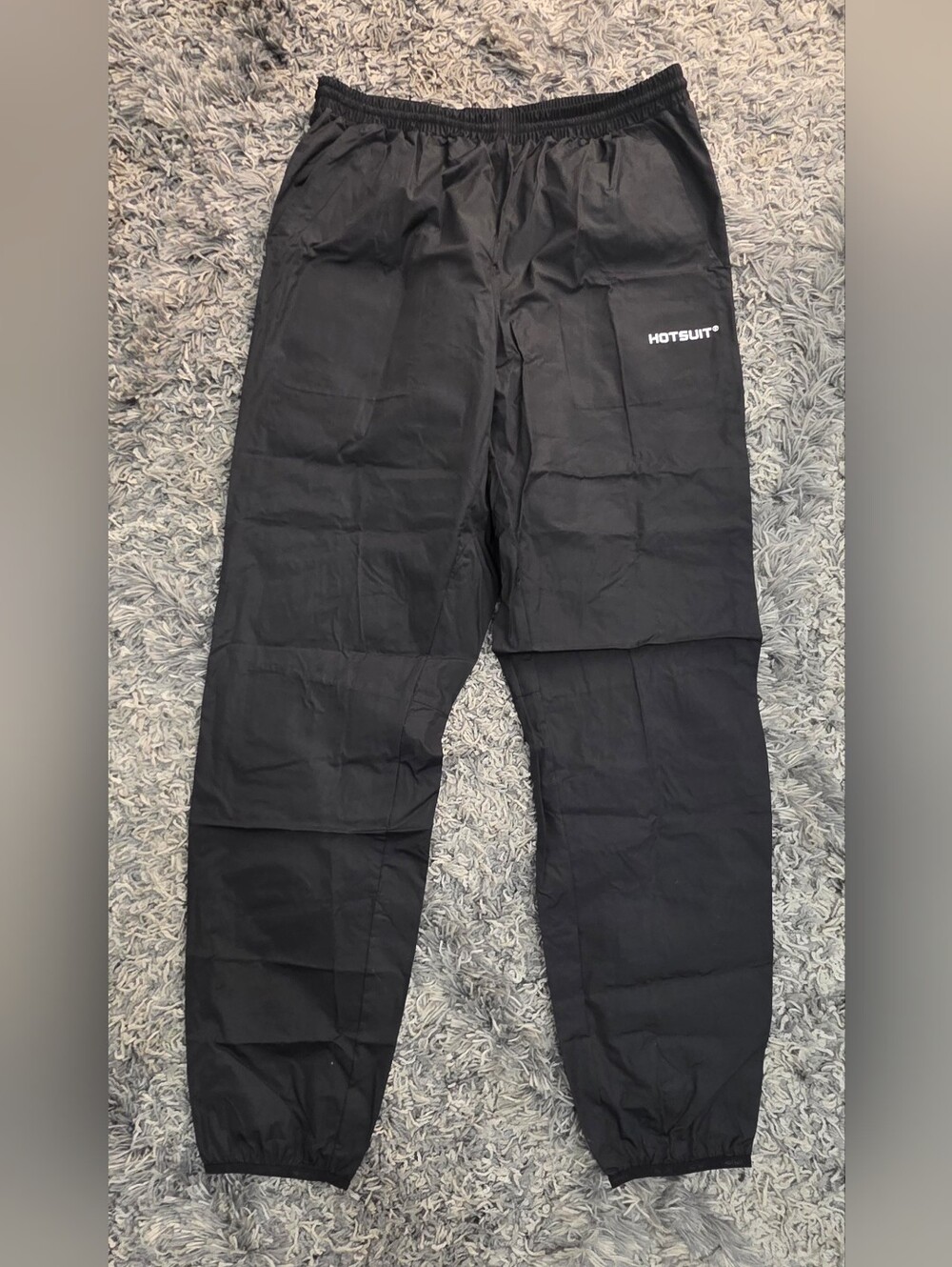 Hotsuit Men's Sauna Pants Black Size XL Weight Loss Sweat Track Pants